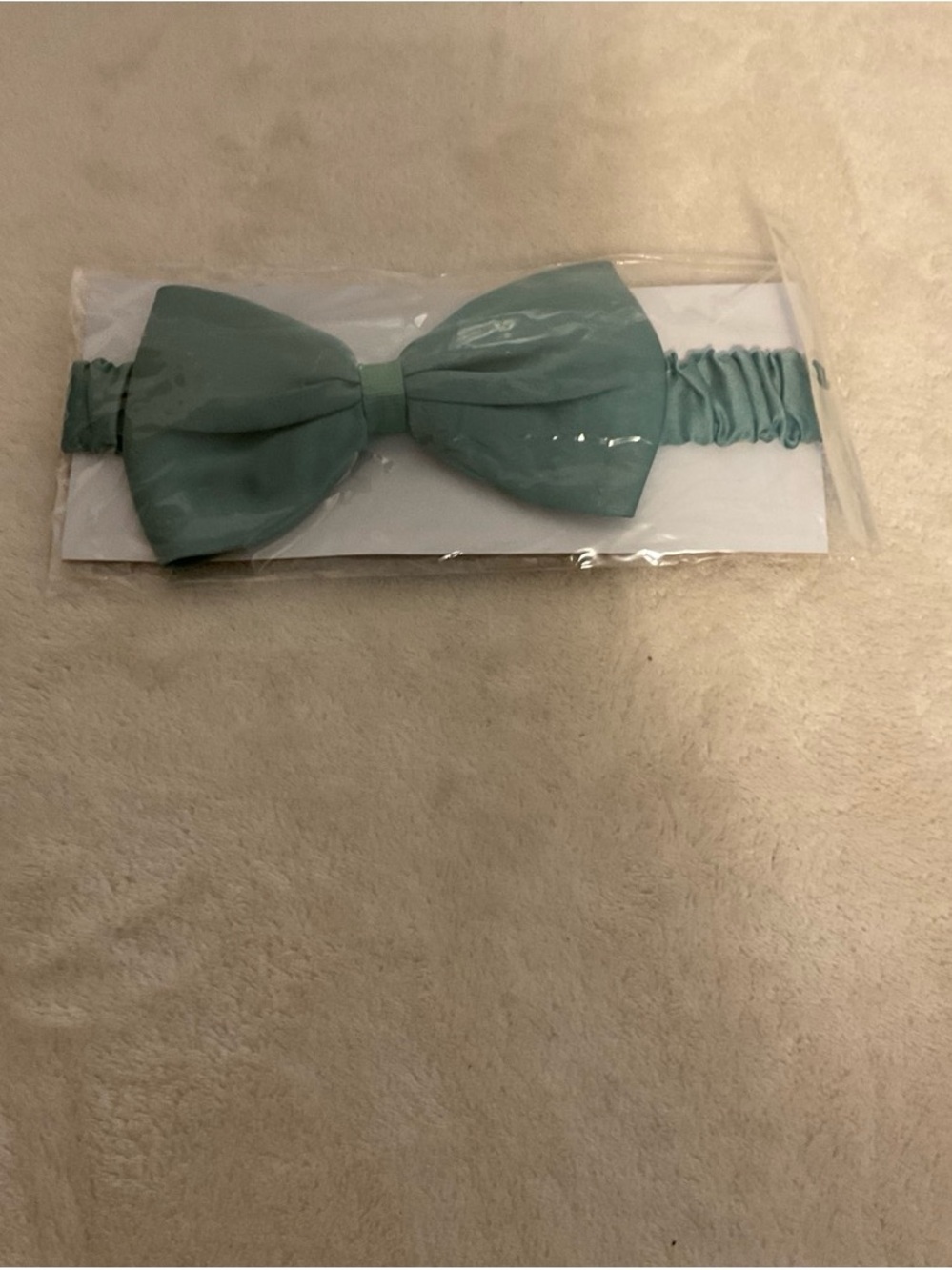 Children's Bow Headband in Mint
